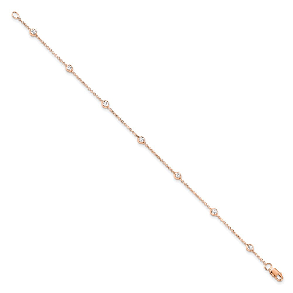 14ky True Origin Lab Grown Diamond Station Bracelets & Anklets