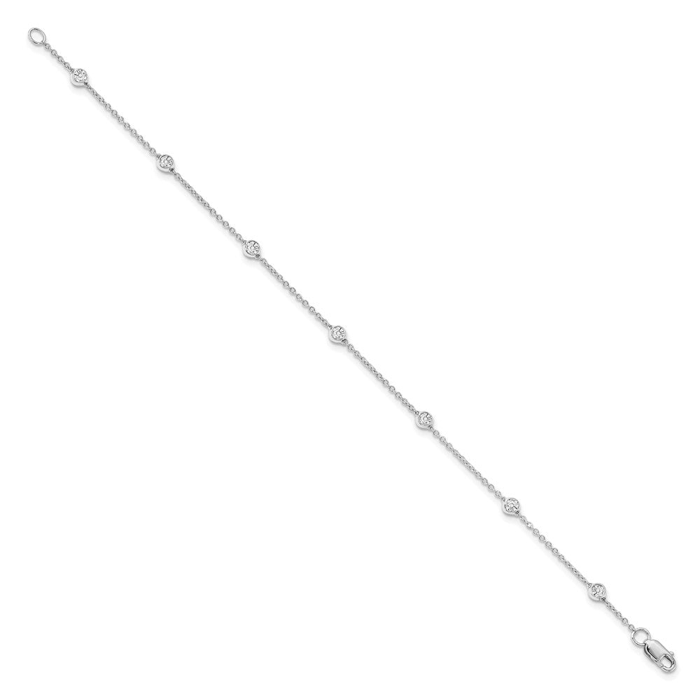 14ky True Origin Lab Grown Diamond Station Bracelets & Anklets