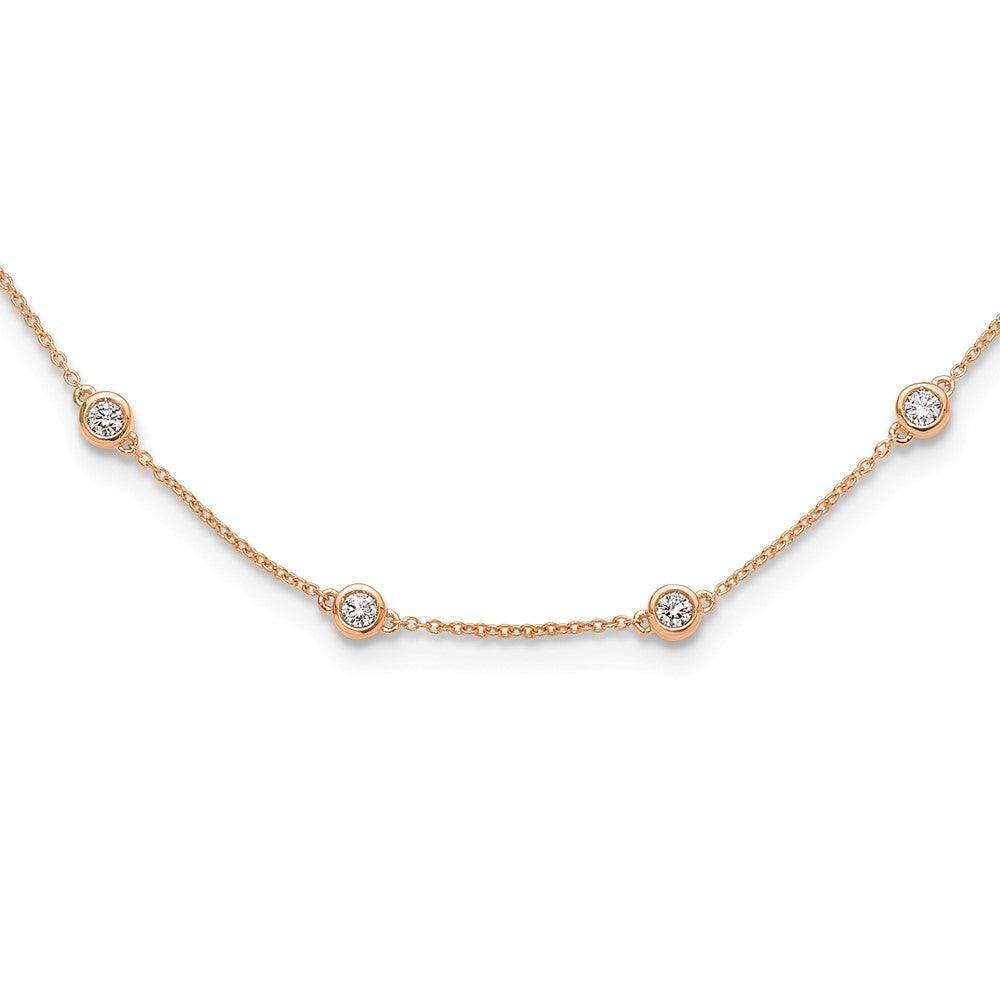 True Origin Lab Grown Diamond Station Necklaces