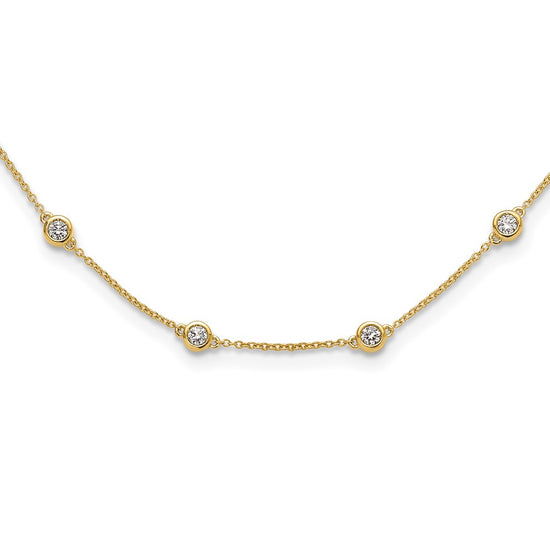 True Origin Lab Grown Diamond Station Necklaces