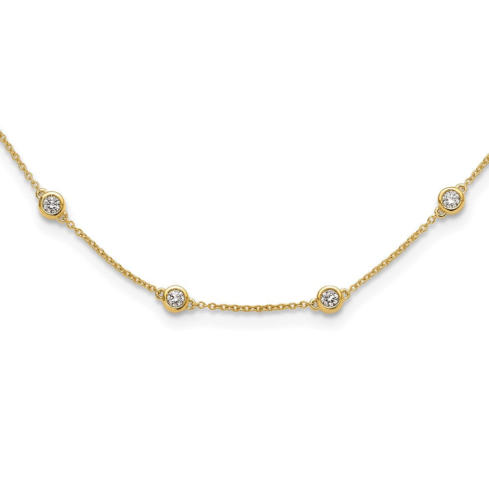 True Origin Lab Grown Diamond Station Necklaces