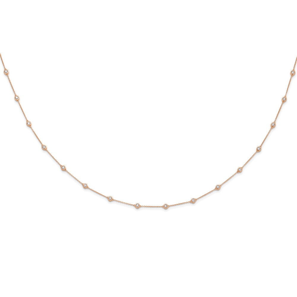 True Origin Lab Grown Diamond Station Necklaces