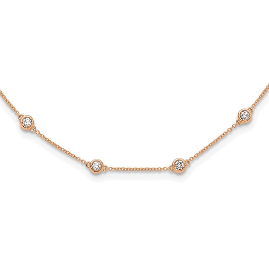 True Origin Lab Grown Diamond Station Necklaces