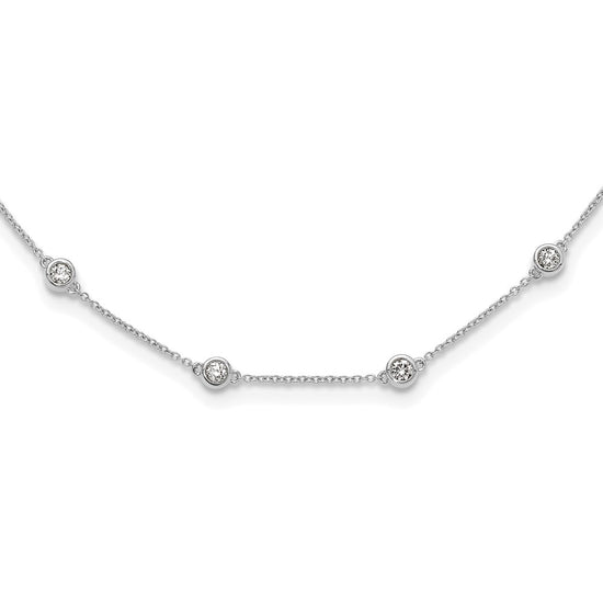 True Origin Lab Grown Diamond Station Necklaces