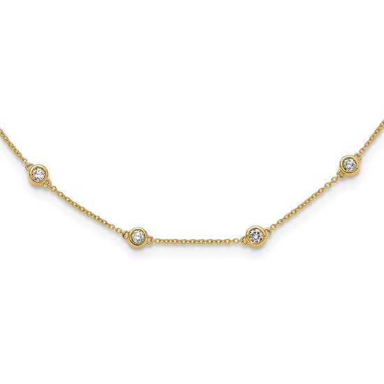 True Origin Lab Grown Diamond Station Necklaces