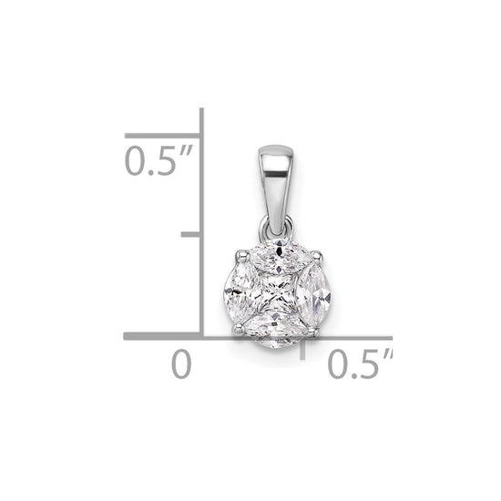 Gold Lab Grown Diamond Pendant
