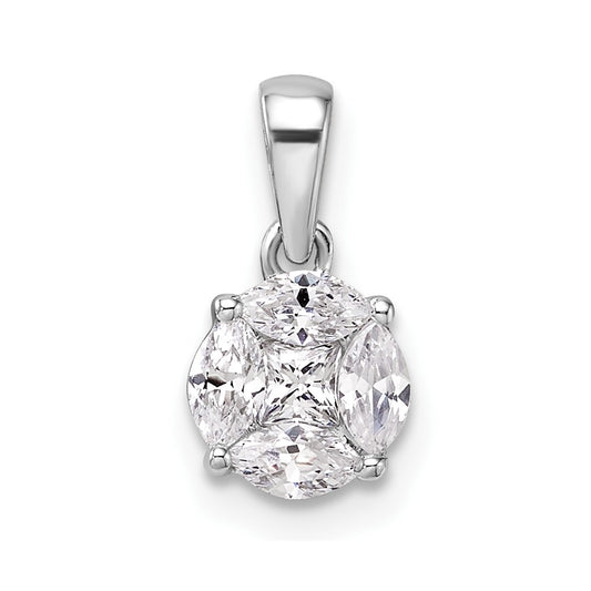 Gold Lab Grown Diamond Pendant