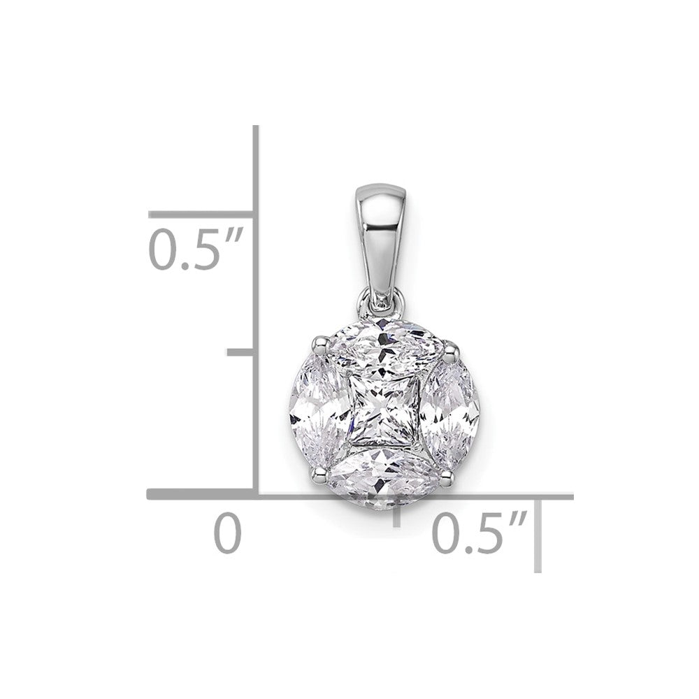 Gold Lab Grown Diamond Pendant