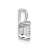 14k White Gold 3/4 carat Lab Grown Diamond VS/SI+ G+ 18 inch 4 Prong Pendant Necklace