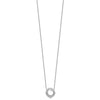 14k White Gold 1 carat Lab Grown Diamond VS/SI+ G+ Round 18 inch Necklace