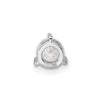 Gold Lab Grown Diamond Solitaire 3-Prong Chain Slide