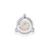 Gold Lab Grown Diamond Solitaire 3-Prong Chain Slide