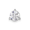 Gold Lab Grown Diamond Solitaire 3-Prong Chain Slide