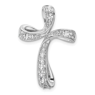 Gold Lab Grown Diamond Cross Pendant