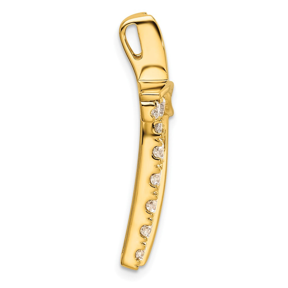 Gold Lab Grown Diamond Cross Pendant