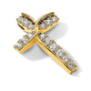 Gold Lab Grown Diamond Cross Pendant