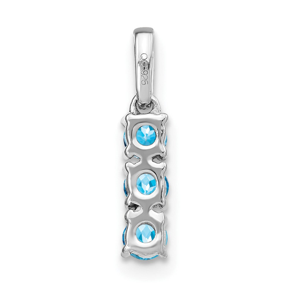 3-Stone Gemstone & Diamond Pendants