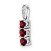 3-Stone Gemstone & Diamond Pendants