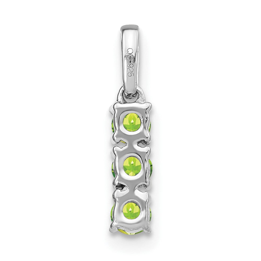 3-Stone Gemstone & Diamond Pendants