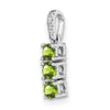 3-Stone Gemstone & Diamond Pendants