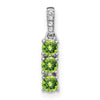 3-Stone Gemstone & Diamond Pendants