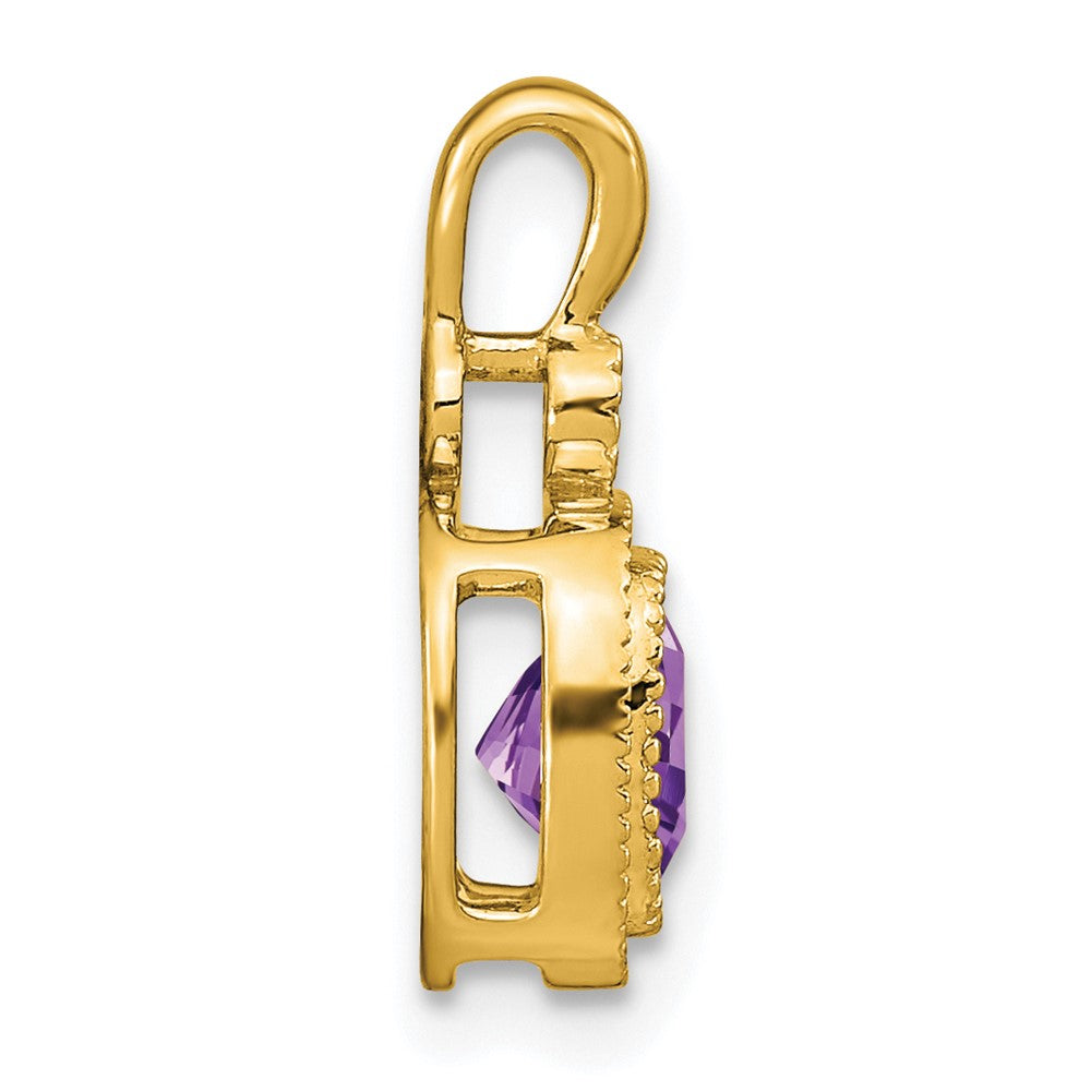 Cushion Gemstone & Diamond Pendants