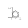 Diamond Fancy Circle Chain Slides