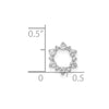 Diamond Fancy Circle Chain Slides