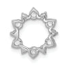 Diamond Fancy Circle Chain Slides