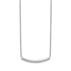 Diamond Curved Bar Necklaces