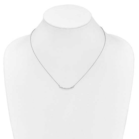 Diamond Curved Bar Necklaces