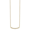 Diamond Curved Bar Necklaces
