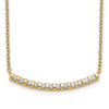 Diamond Curved Bar Necklaces