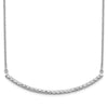 Diamond Curved Bar Necklaces