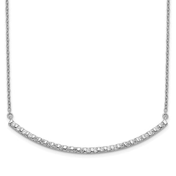 Diamond Curved Bar Necklaces