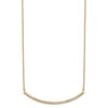 Diamond Curved Bar Necklaces