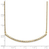 Diamond Curved Bar Necklaces
