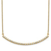 Diamond Curved Bar Necklaces