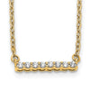 Diamond Bar Necklaces