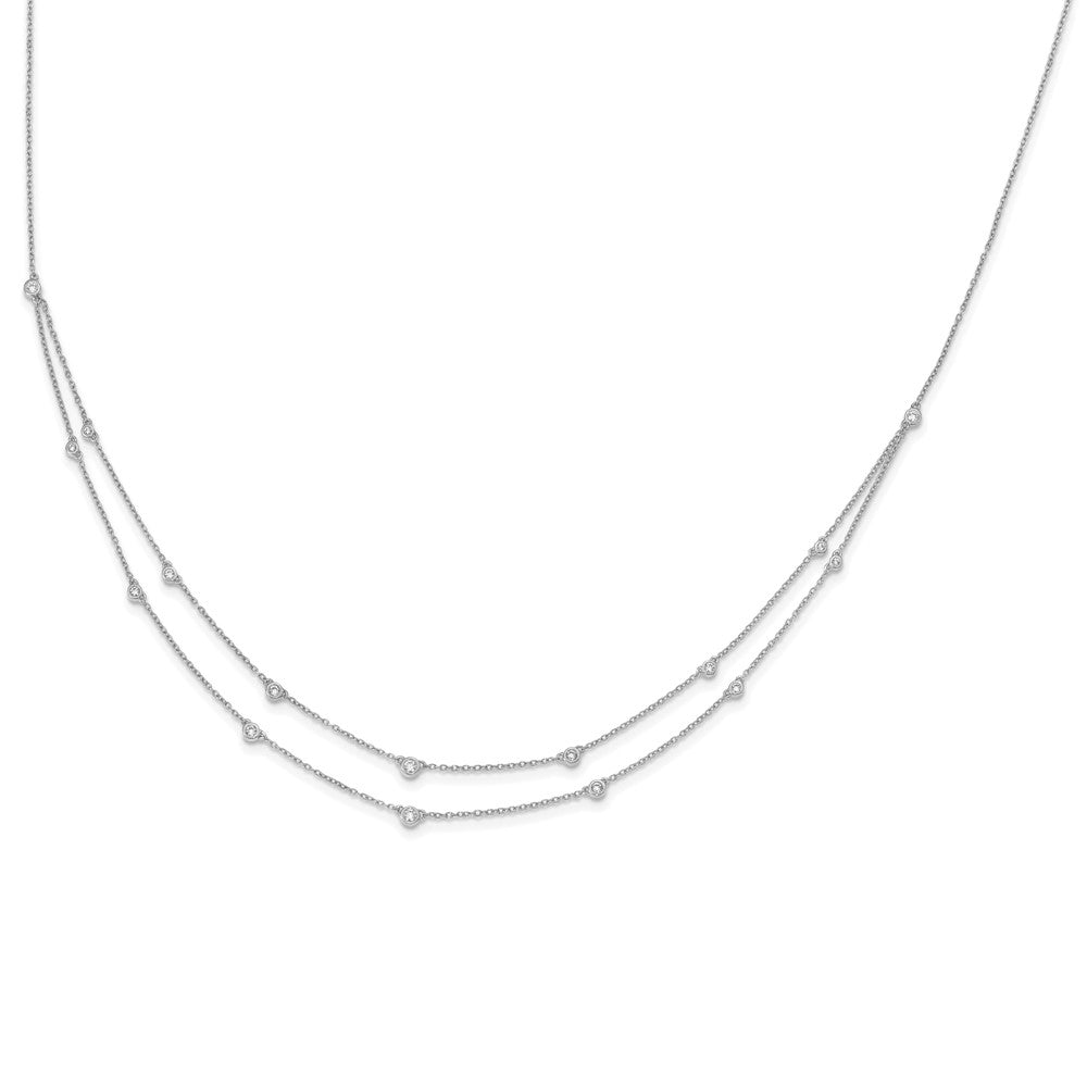 Multi Station Double Strand Necklaces