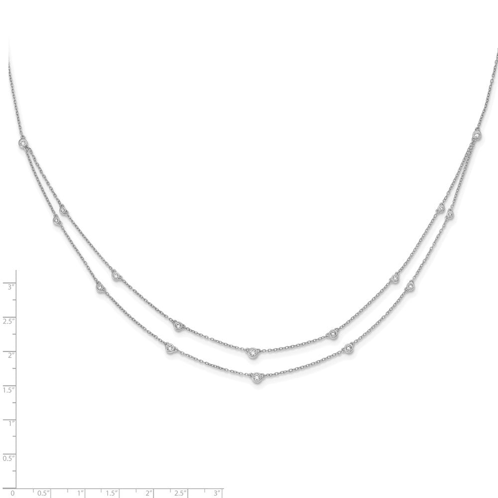 Multi Station Double Strand Necklaces