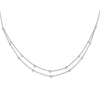 Multi Station Double Strand Necklaces