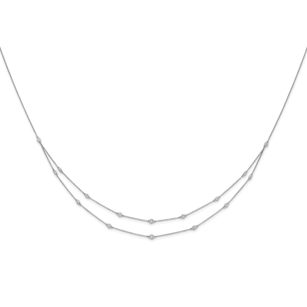 Multi Station Double Strand Necklaces