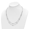 Multi Station Double Strand Necklaces