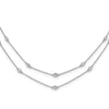Multi Station Double Strand Necklaces