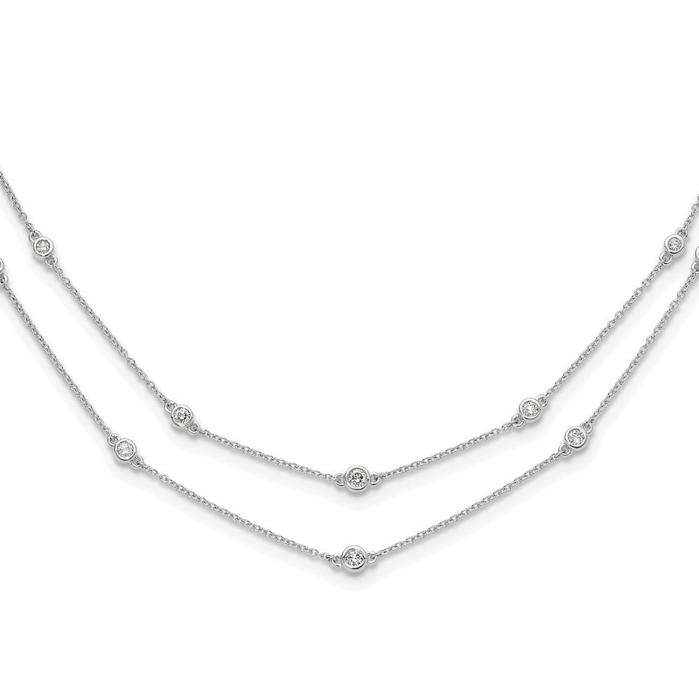 Multi Station Double Strand Necklaces