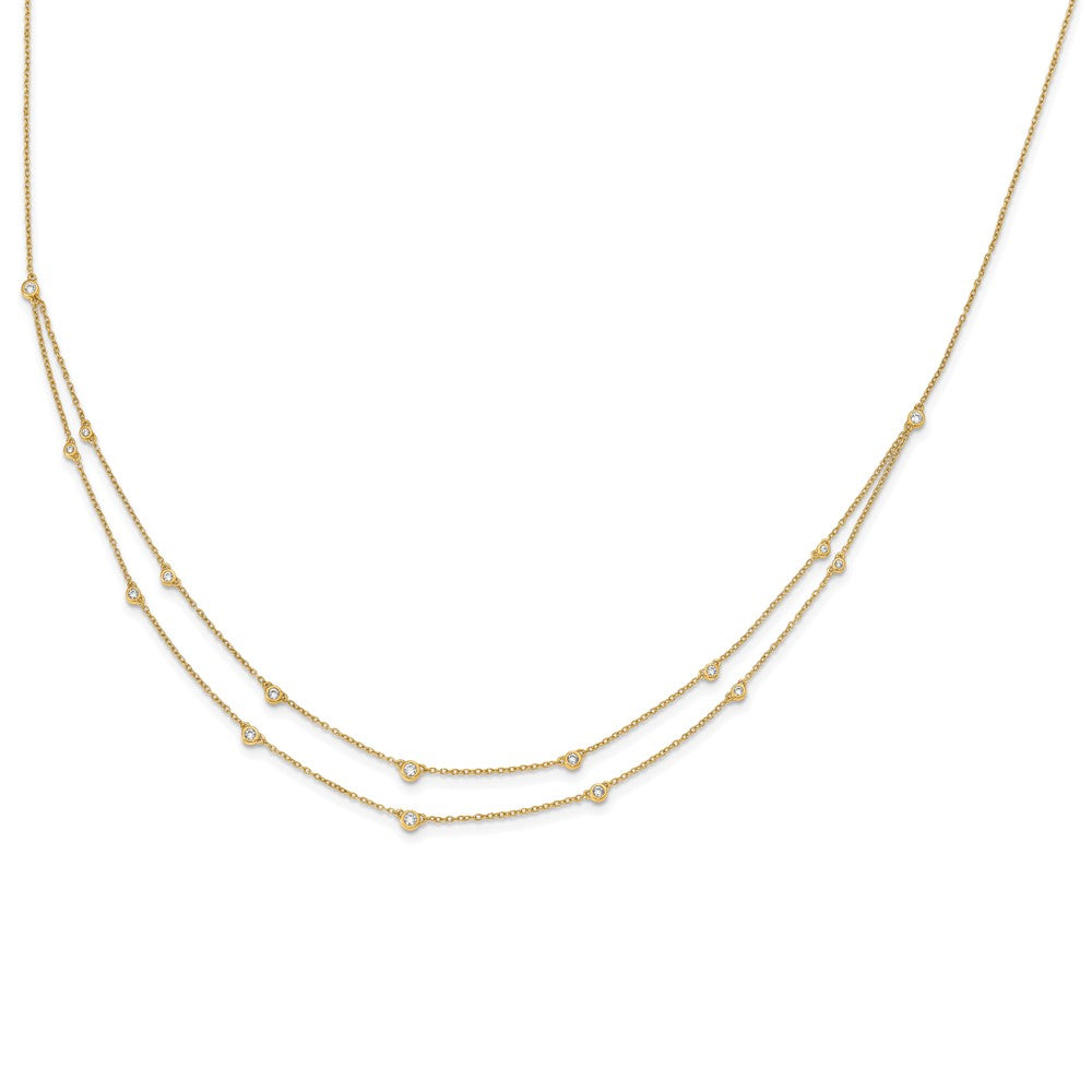 Multi Station Double Strand Necklaces