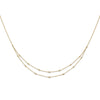 Multi Station Double Strand Necklaces