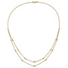 Multi Station Double Strand Necklaces