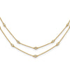 Multi Station Double Strand Necklaces